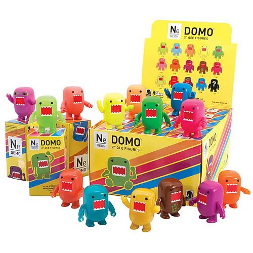 Domo Qee Neon Mystery Series Mini-Figures 5-Pack